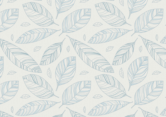 Falling Leaves, Blue - Roller Blind - Image 6